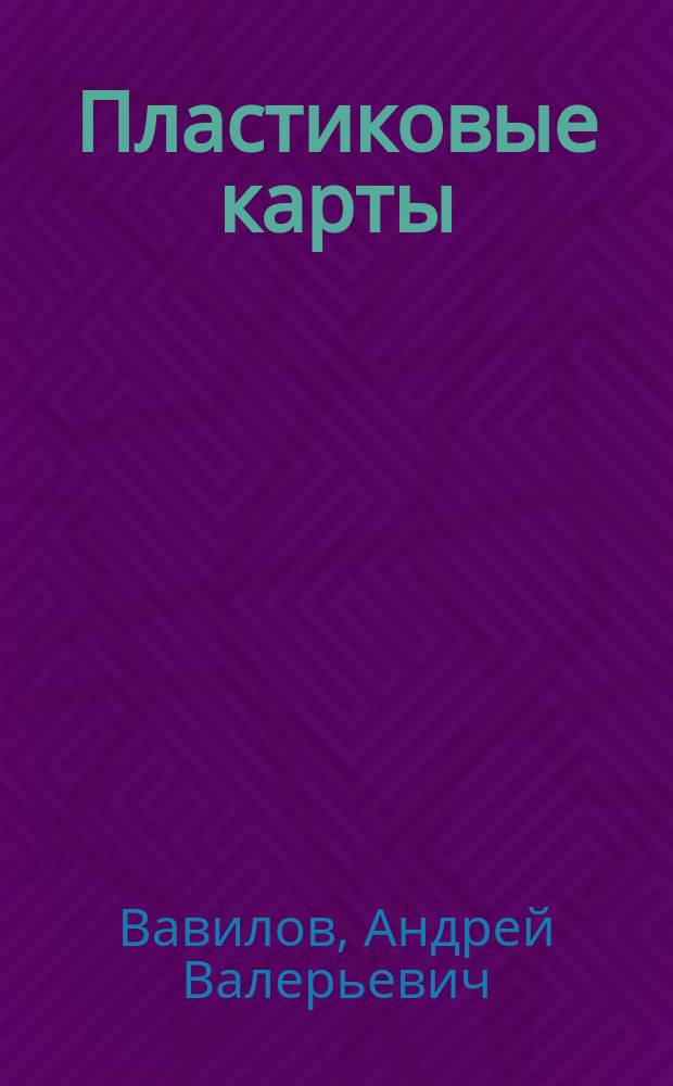 Пластиковые карты: принципы построения платежных систем