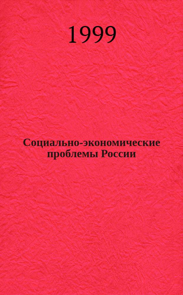 Социально-экономические проблемы России : Справ