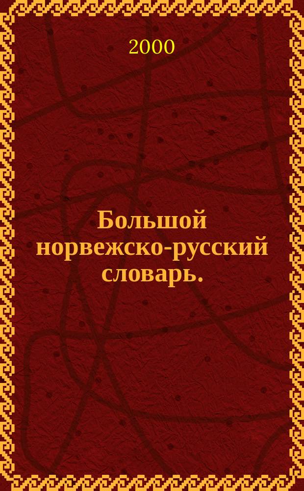 Большой норвежско-русский словарь. (Т. 2) : N-Å
