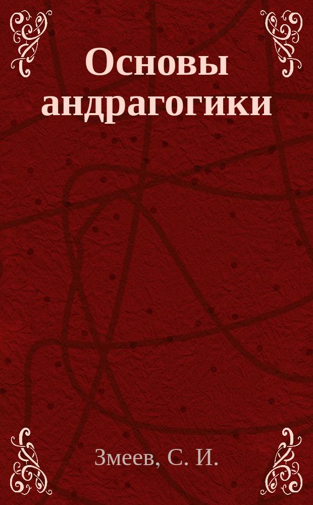 Основы андрагогики : Учеб. пособие для вузов : Для студентов, аспирантов и преподавателей