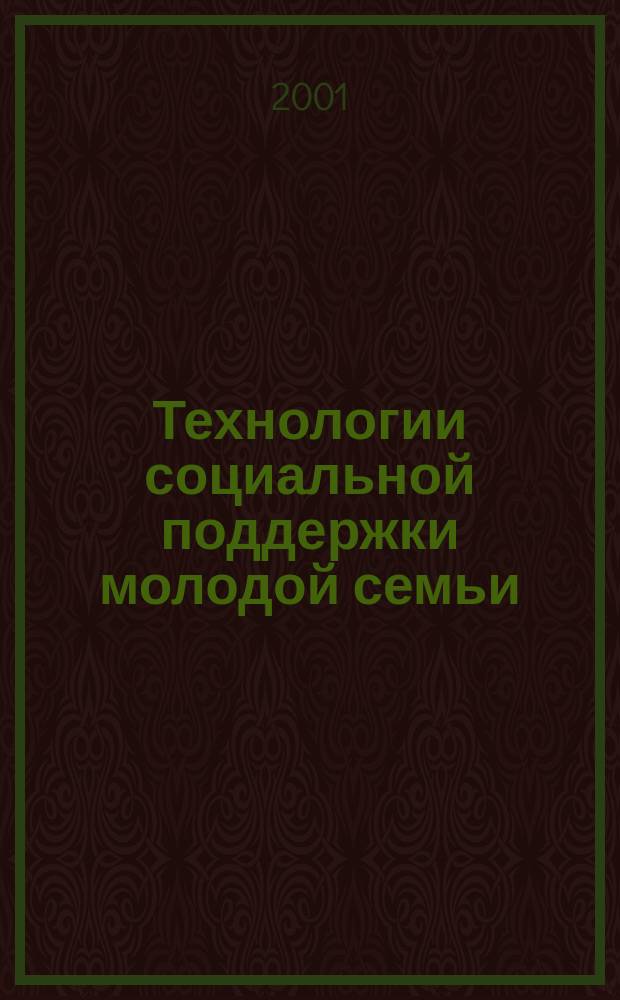 Технологии социальной поддержки молодой семьи : Сб. ст.