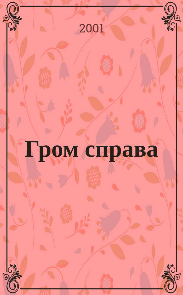 Гром справа