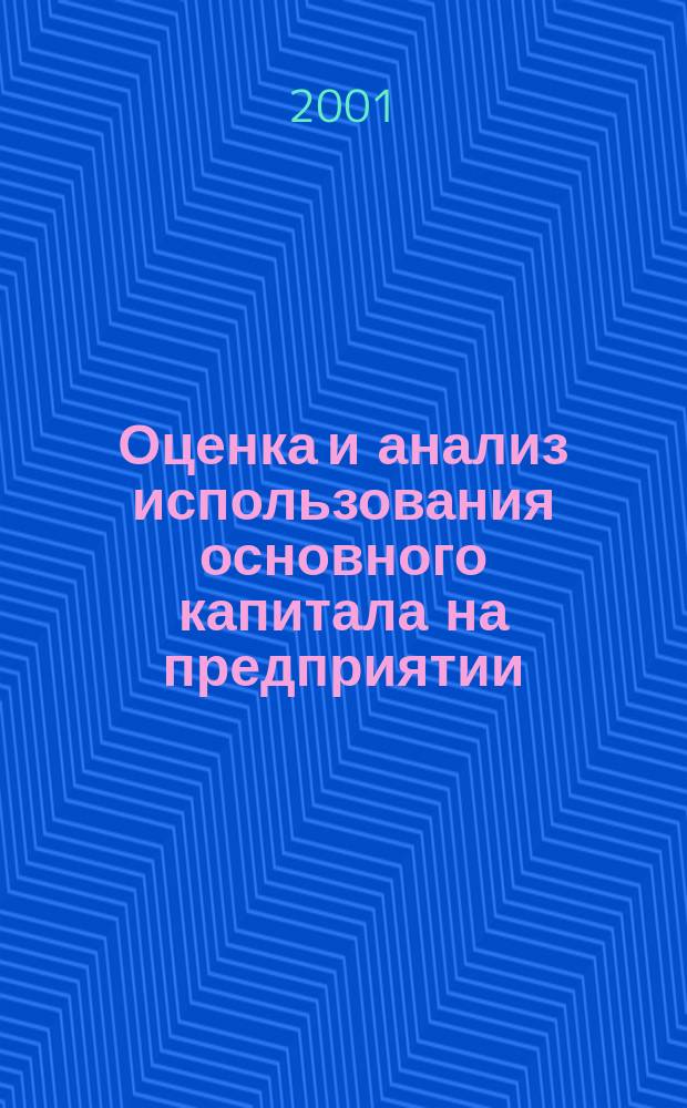 Оценка и анализ использования основного капитала на предприятии : Учеб. пособие для экон. спец. вузов региона