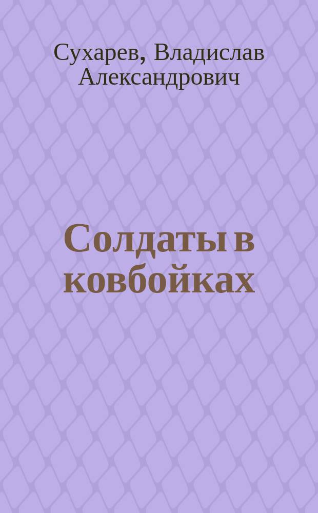 Солдаты в ковбойках : (Дневник рядового)