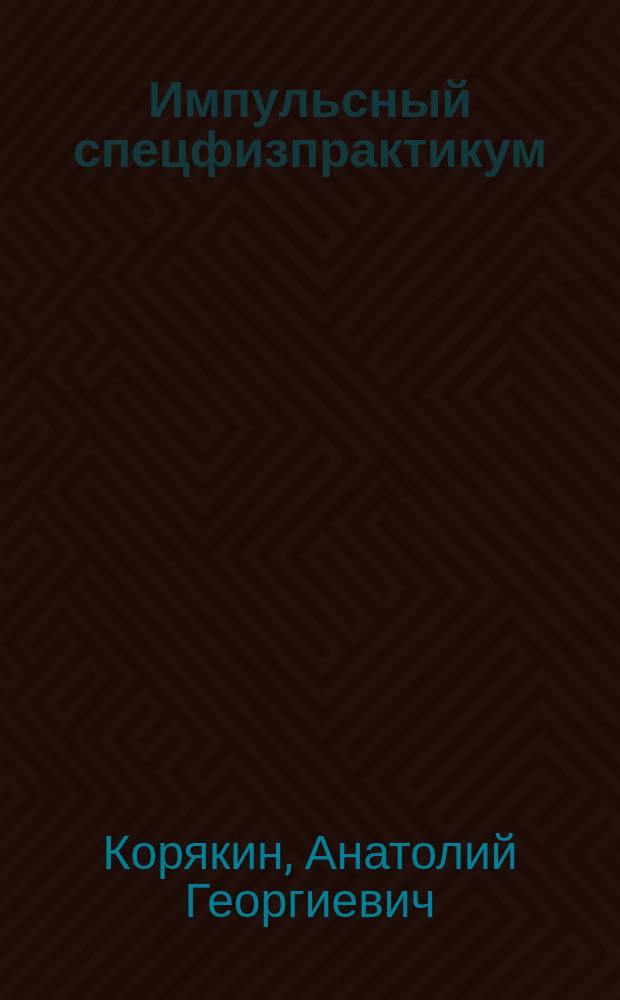 Импульсный спецфизпрактикум : (Для студентов специальности радиофизика и электроника)
