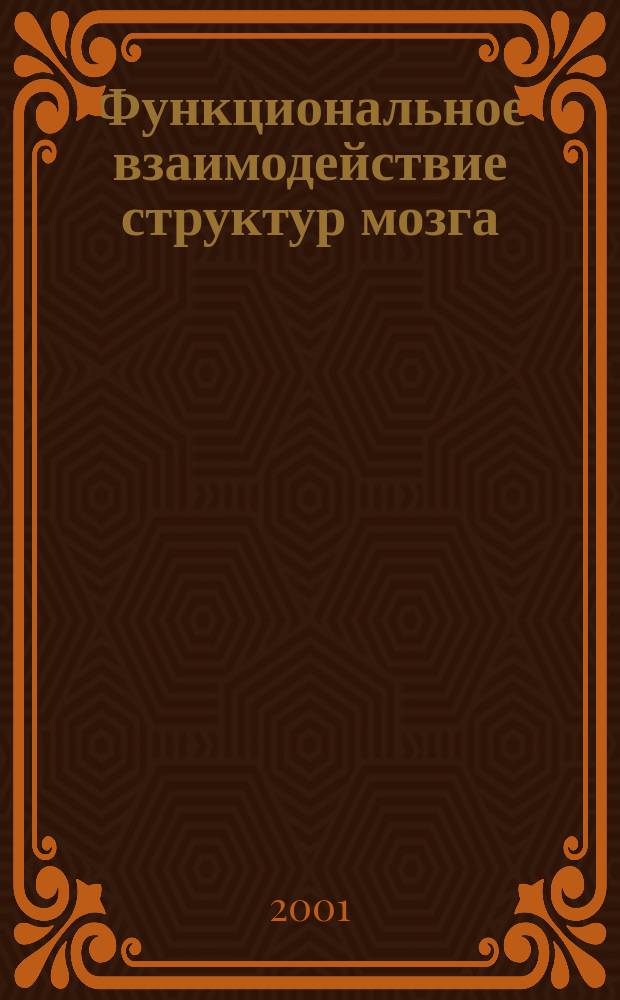 Функциональное взаимодействие структур мозга: принципы, варианты, моделирование