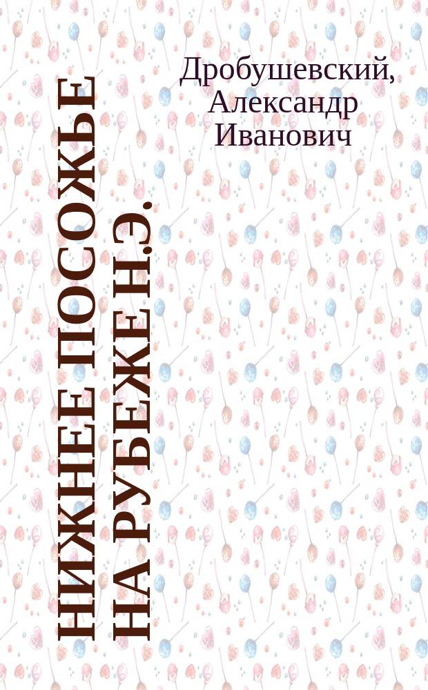 Нижнее Посожье на рубеже н.э. : Автореф. дис. на соиск. учен. степ. к.ист.н. : Спец. 07.00.06