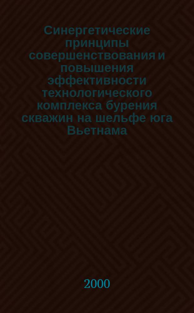Синергетические принципы совершенствования и повышения эффективности технологического комплекса бурения скважин на шельфе юга Вьетнама : Автореф. дис. на соиск. учен. степ. д.т.н. : Спец. 05.15.10