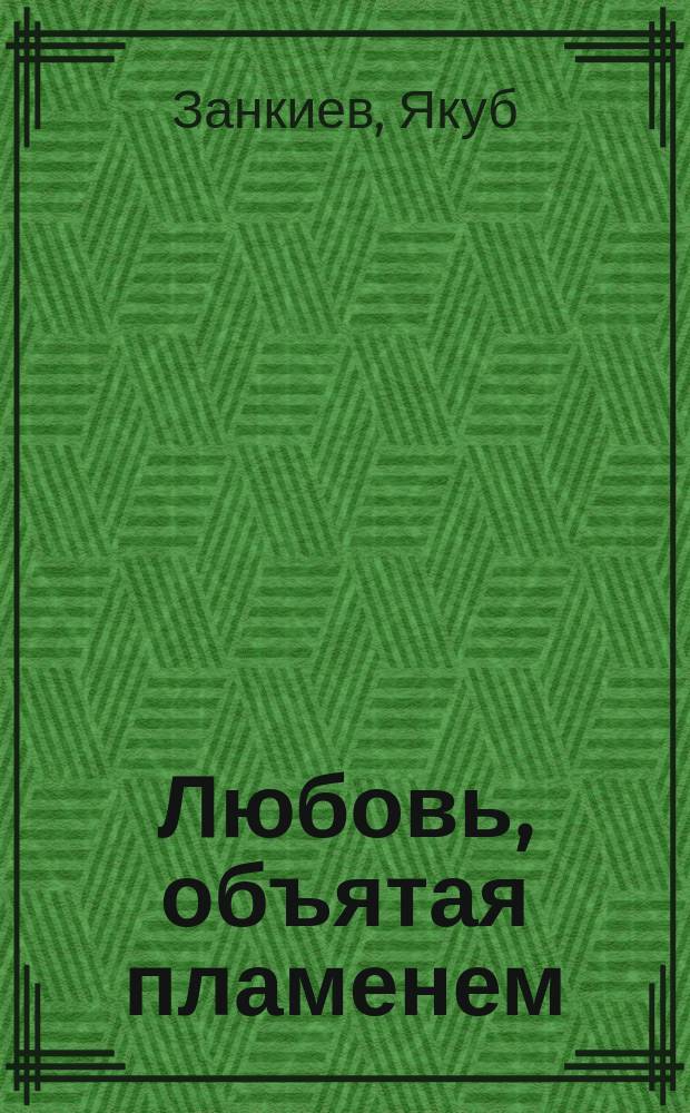 Любовь, объятая пламенем : Роман