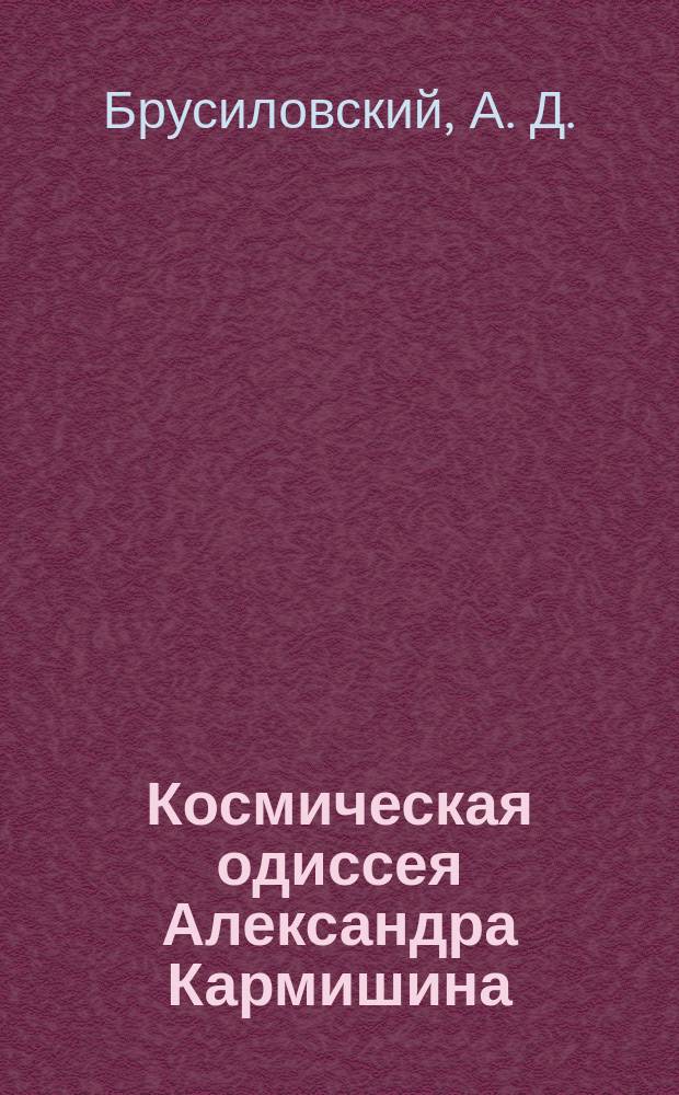 Космическая одиссея Александра Кармишина