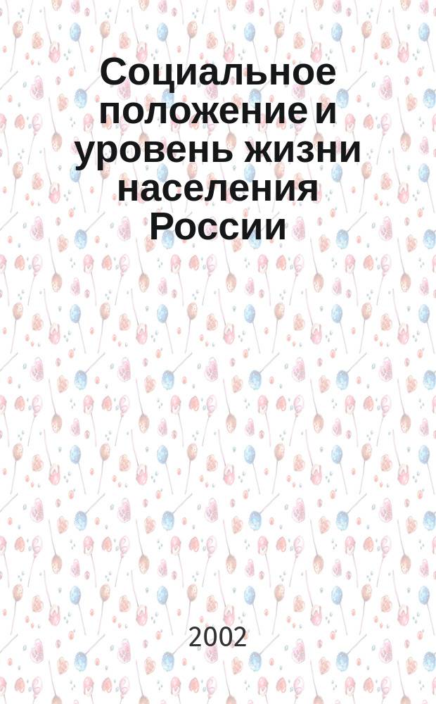 Социальное положение и уровень жизни населения России
