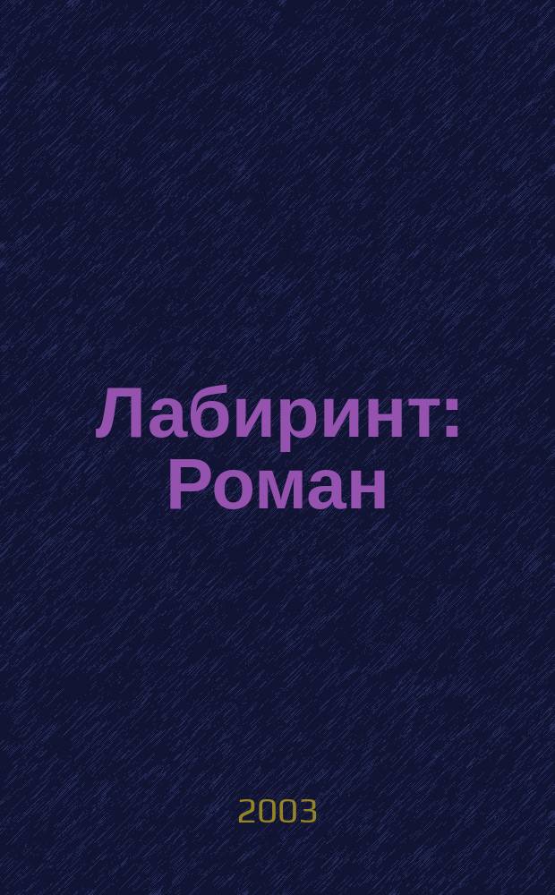 Лабиринт : Роман