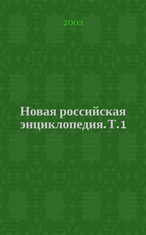 Новая российская энциклопедия. Т. 1 : Россия