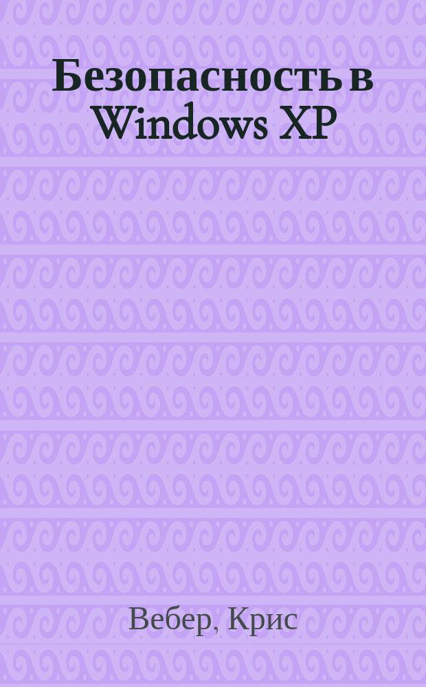 Безопасность в Windows XP : Готовые решения задач защиты компьютеров : Пер. с англ.