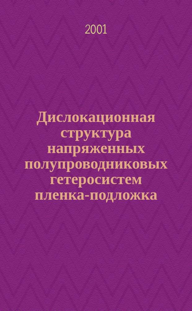 Дислокационная структура напряженных полупроводниковых гетеросистем пленка-подложка : Автореф. дис. на соиск. учен. степ. д.ф.-м.н. : Спец. 01.04.07
