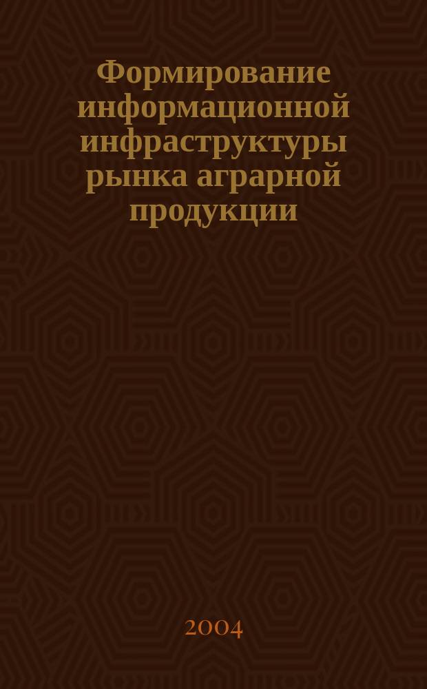 Формирование информационной инфраструктуры рынка аграрной продукции : (На материалах Омс. обл.) : Автореф. дис. на соиск. учен. степ. к.э.н. : Спец. 08.00.05