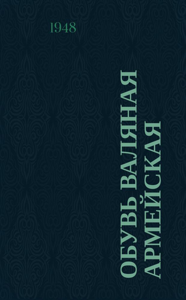 Обувь валяная армейская