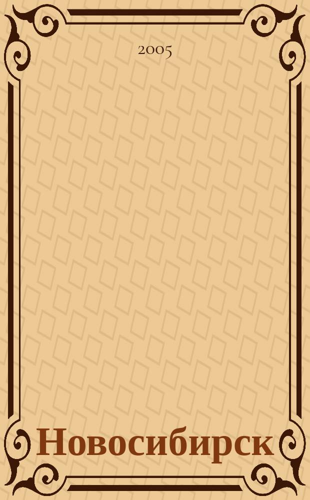 Новосибирск : путеводитель