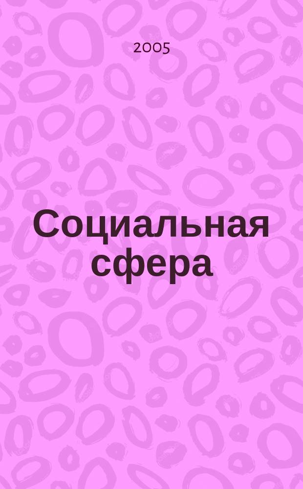 Социальная сфера: проблемы развития в современных условиях: Сб. научных трудов N 20