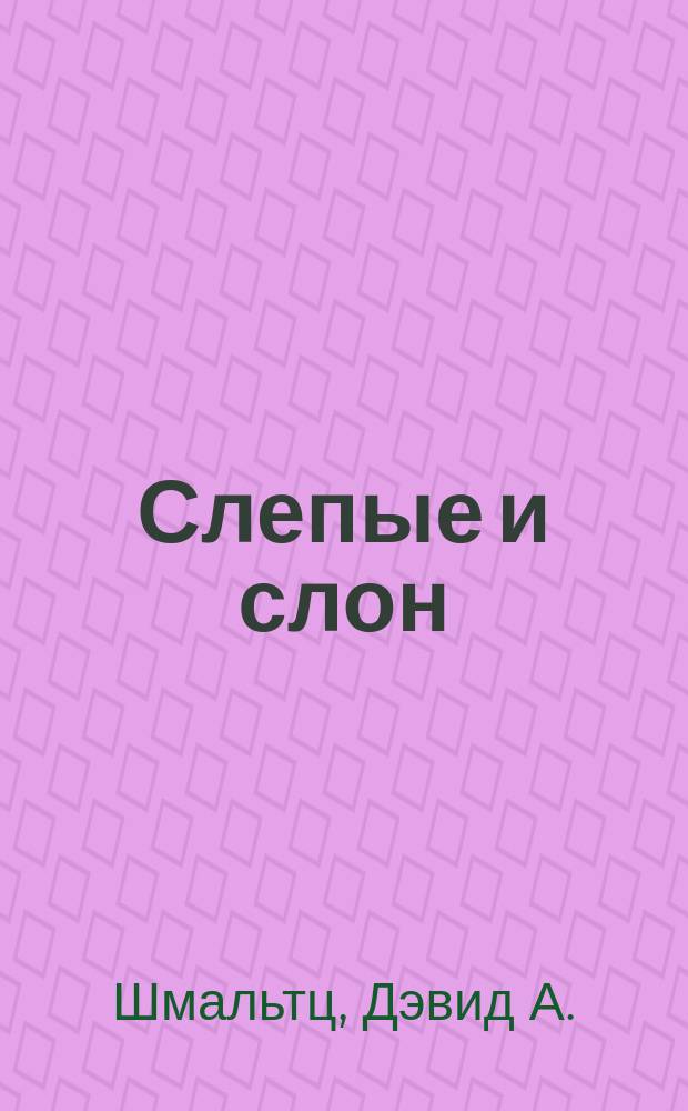 Слепые и слон : работа по управлению проектами : как преобразовать нечеткие обязанности в значащие результаты : пер. с англ.