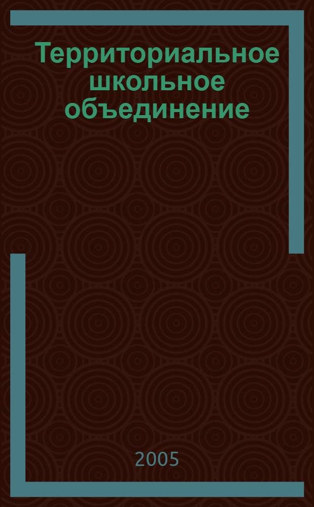 Территориальное школьное объединение: из опыта проектирования, создания и развития : учебно-методическое пособие