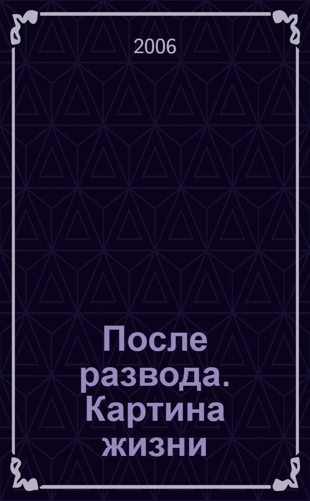 После развода. Картина жизни