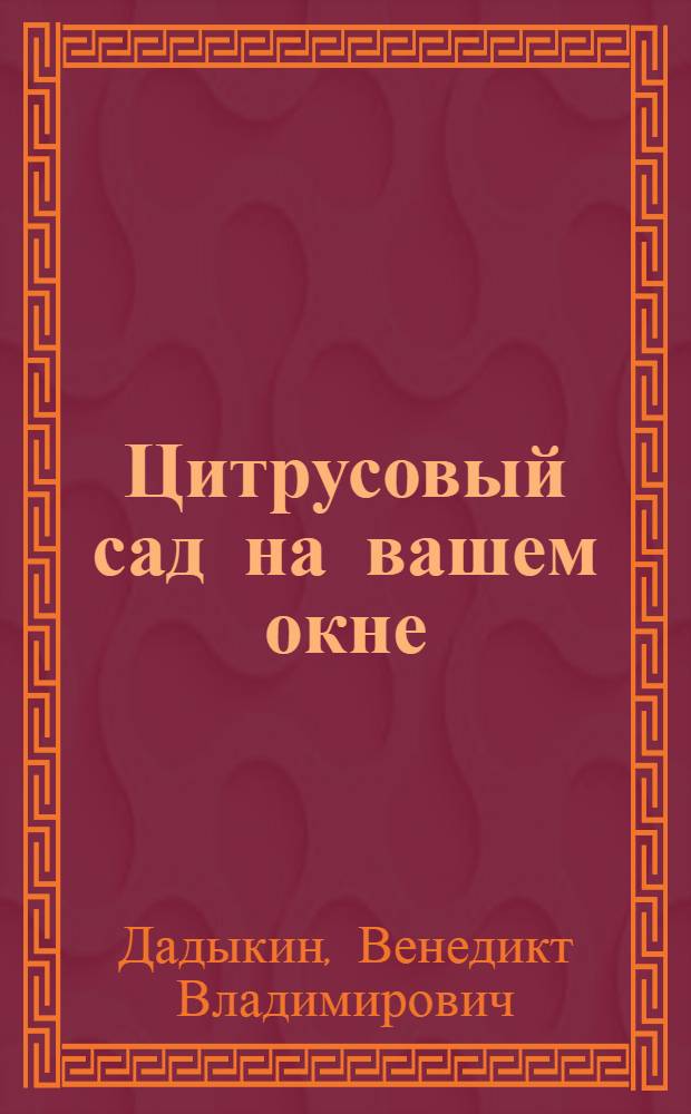 Цитрусовый сад на вашем окне