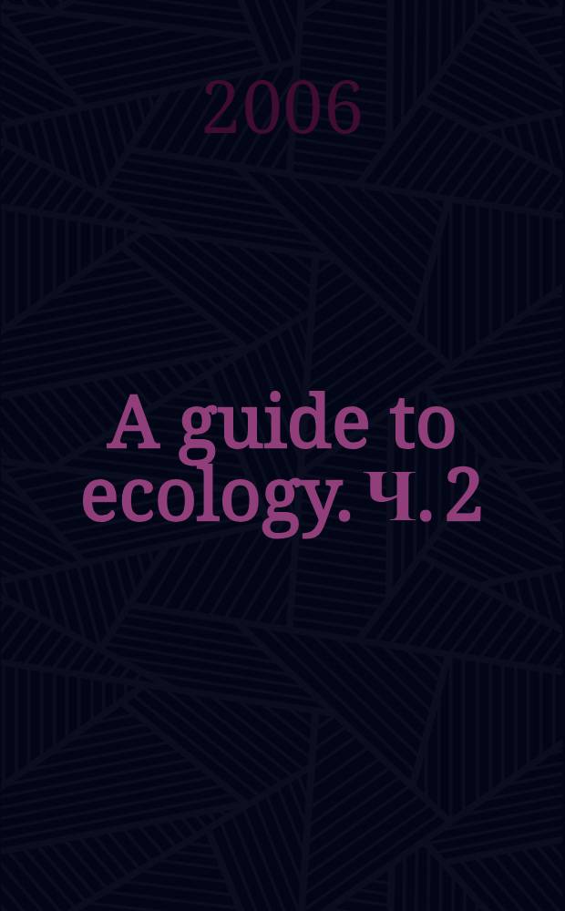 A guide to ecology. Ч. 2