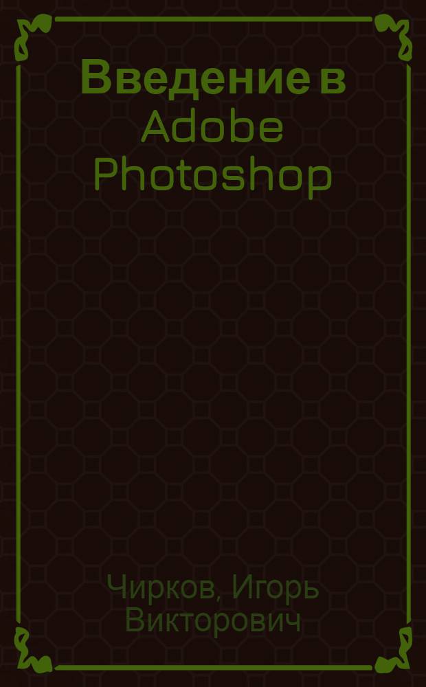 Введение в Adobe Photoshop : учеб.-метод. пособие для студентов фак. междунар. бизнеса