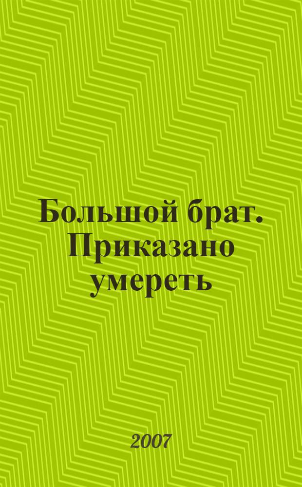 Большой брат. Приказано умереть : роман