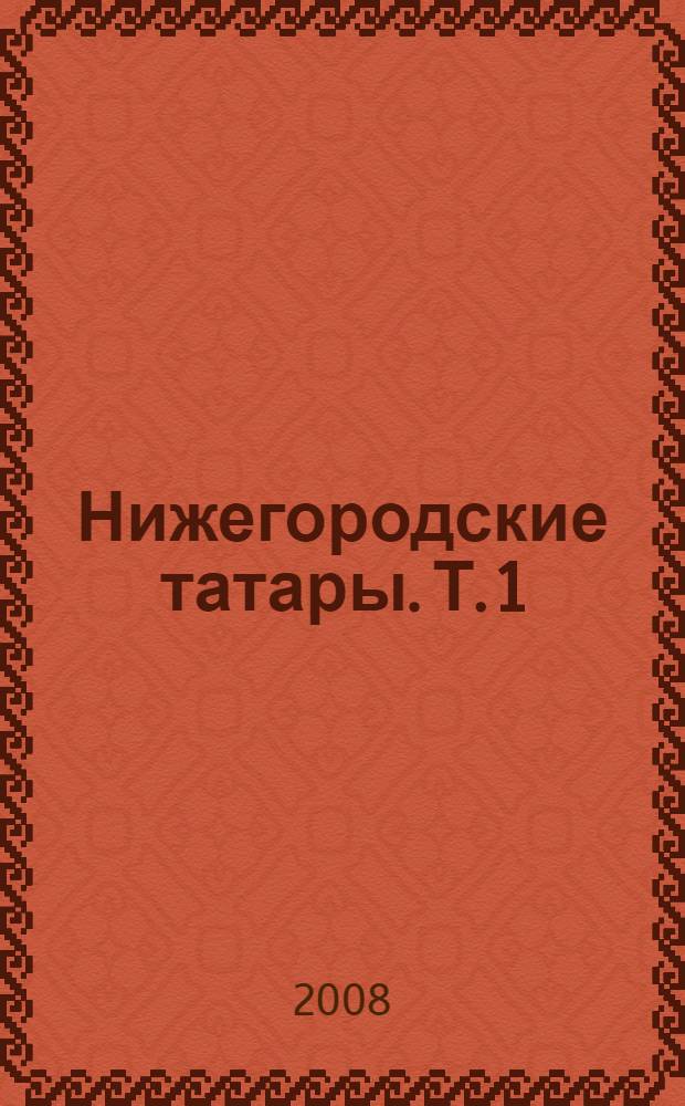 Нижегородские татары. Т. 1