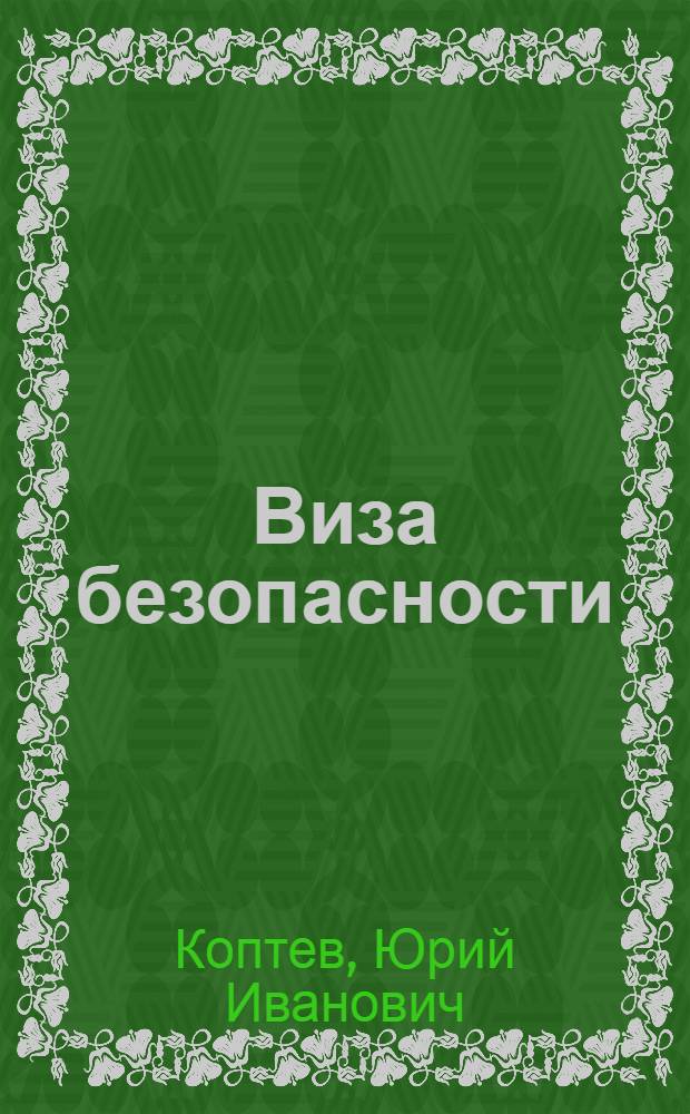 Виза безопасности