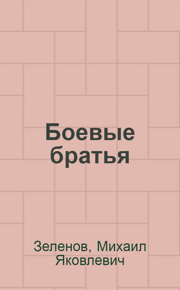 Боевые братья