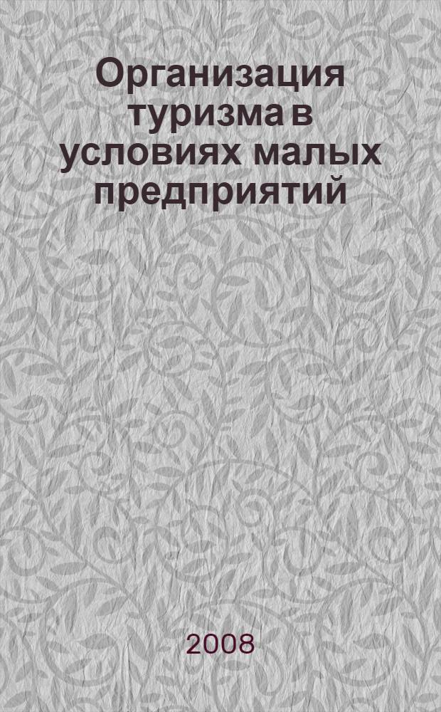 Организация туризма в условиях малых предприятий : Экспериментальная авторская образовательно-профессиональная программа начальной профессиональной подготовкидля сельских лицеев и школ