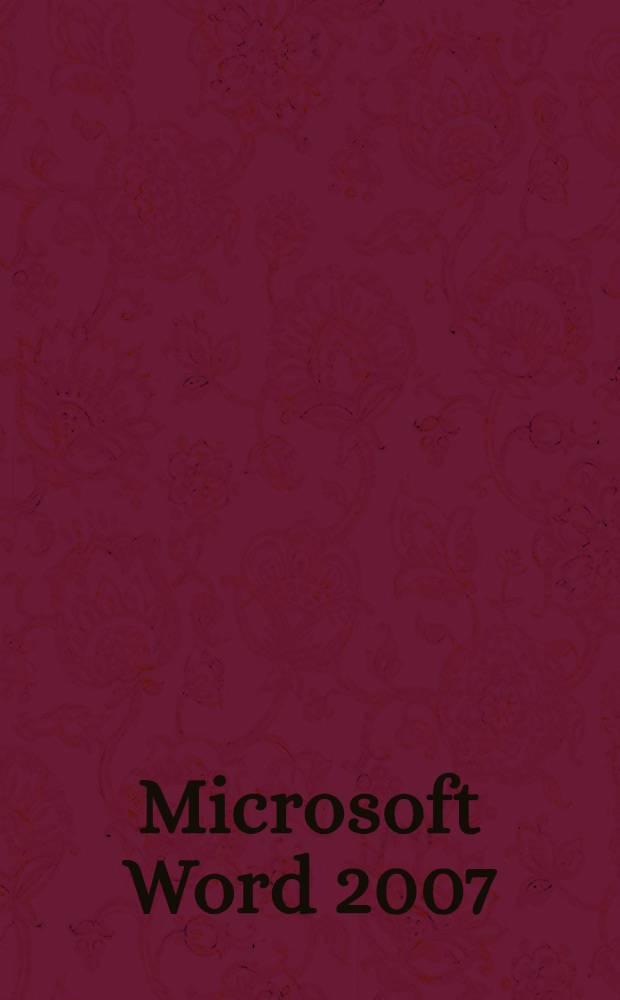 Microsoft Word 2007