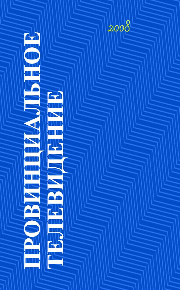 Провинциальное телевидение: утраты и обретения : монография