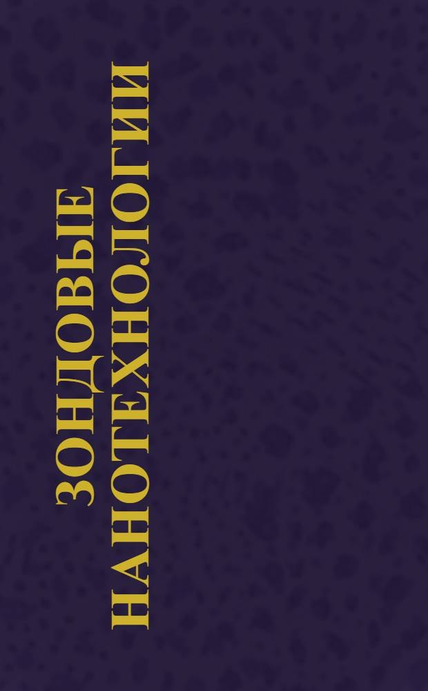 Зондовые нанотехнологии : электронное учебное пособие