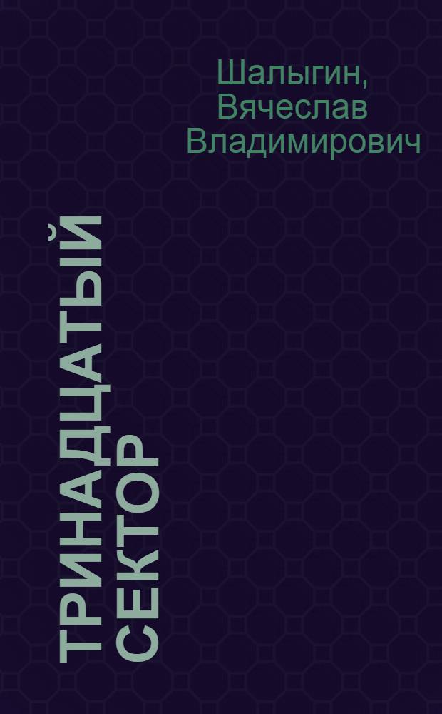 Тринадцатый сектор : фантастический роман