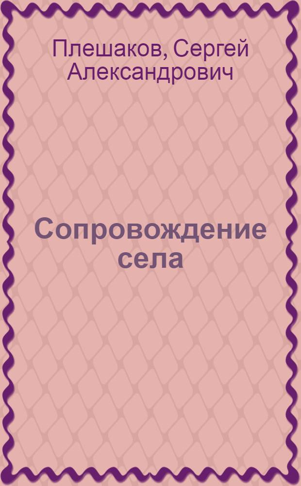 Сопровождение села : модель сельского развития
