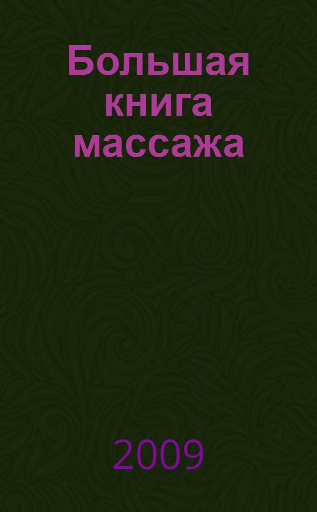 Большая книга массажа : лучшие техники мира, классический, лечебный, тайский, релаксационный, стоун-терапия