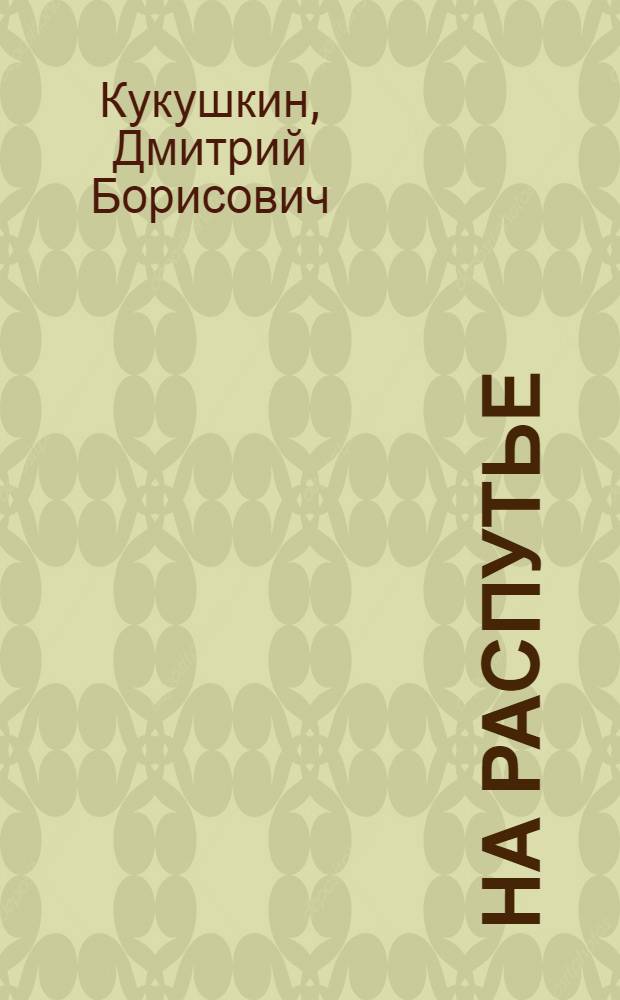 На распутье : роман
