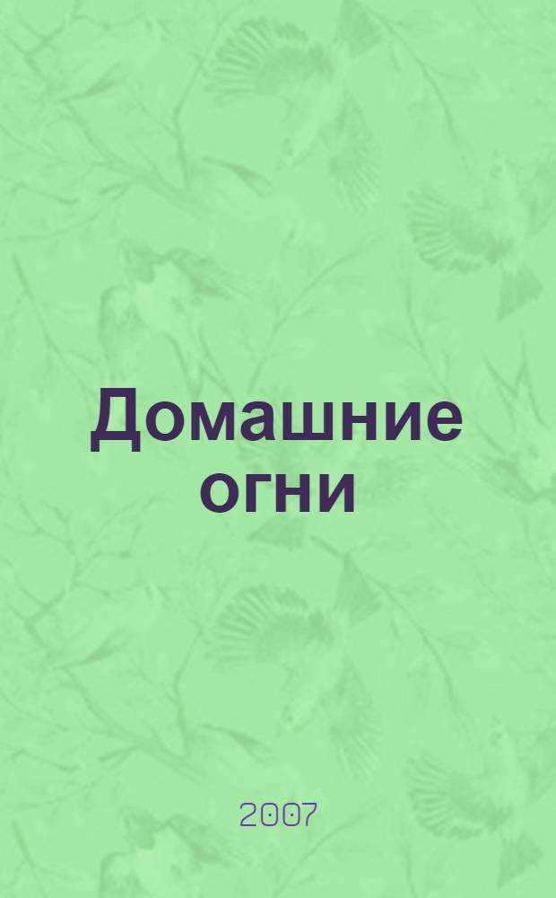 Домашние огни : стихи