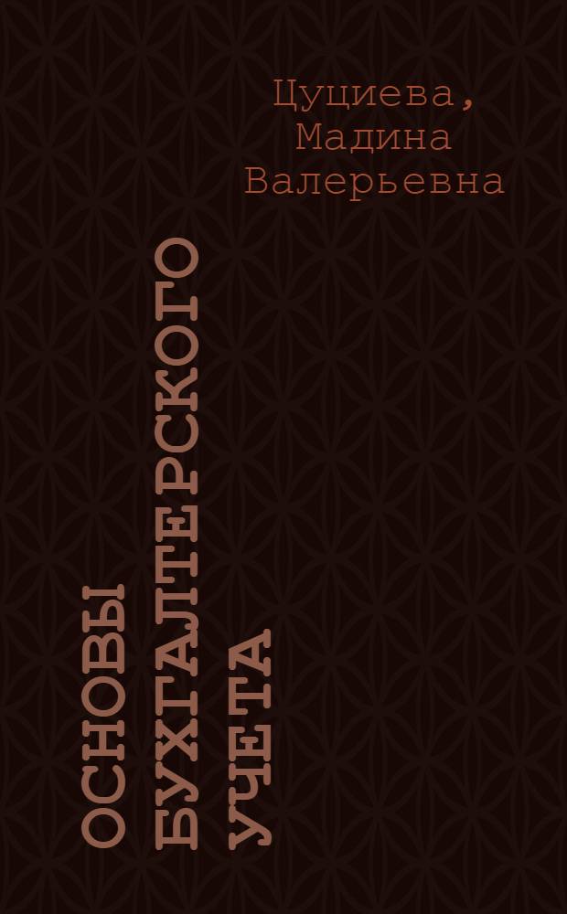 Основы бухгалтерского учета : конспект лекций