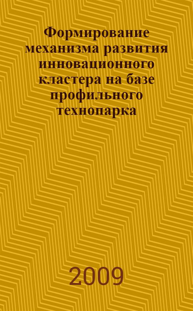 Формирование механизма развития инновационного кластера на базе профильного технопарка : автореф. дис. на соиск. учен. степ. канд. экон. наук : специальность 08.00.05 <Экономика и упр. нар. хоз-вом>
