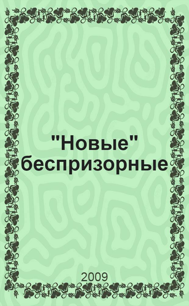 "Новые" беспризорные: социологический анализ проблемы на примере Приморского края : автореф. дис. на соиск. учен. степ. канд. социол. наук : специальность 22.00.04 <Соц. структура, соц. ин-ты и процессы>