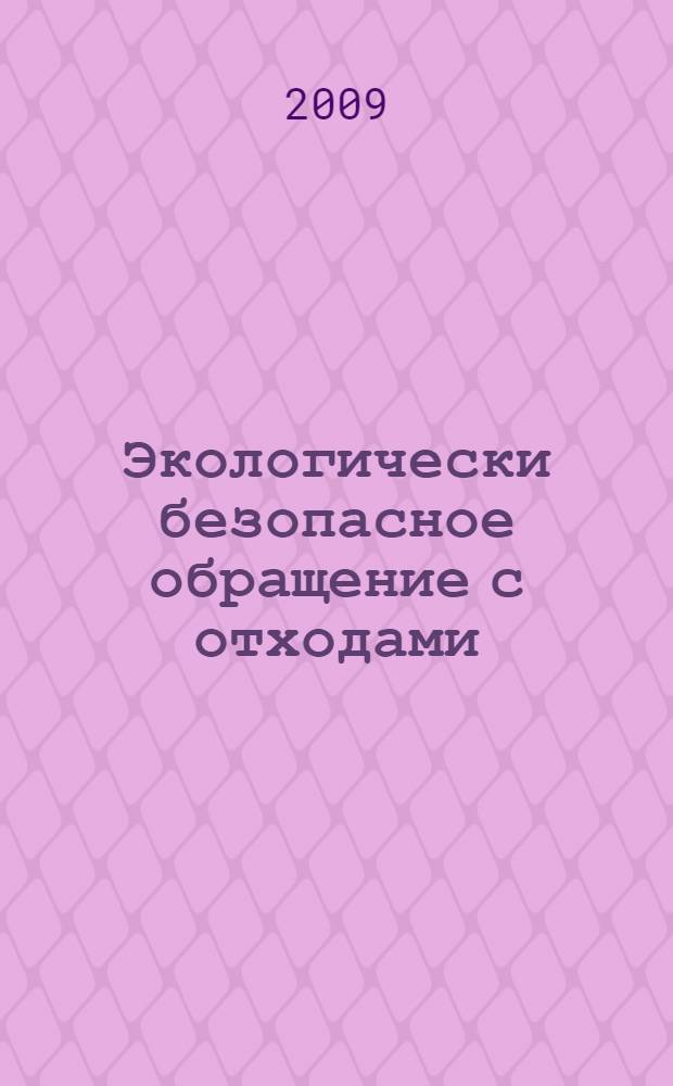 Экологически безопасное обращение с отходами : монография