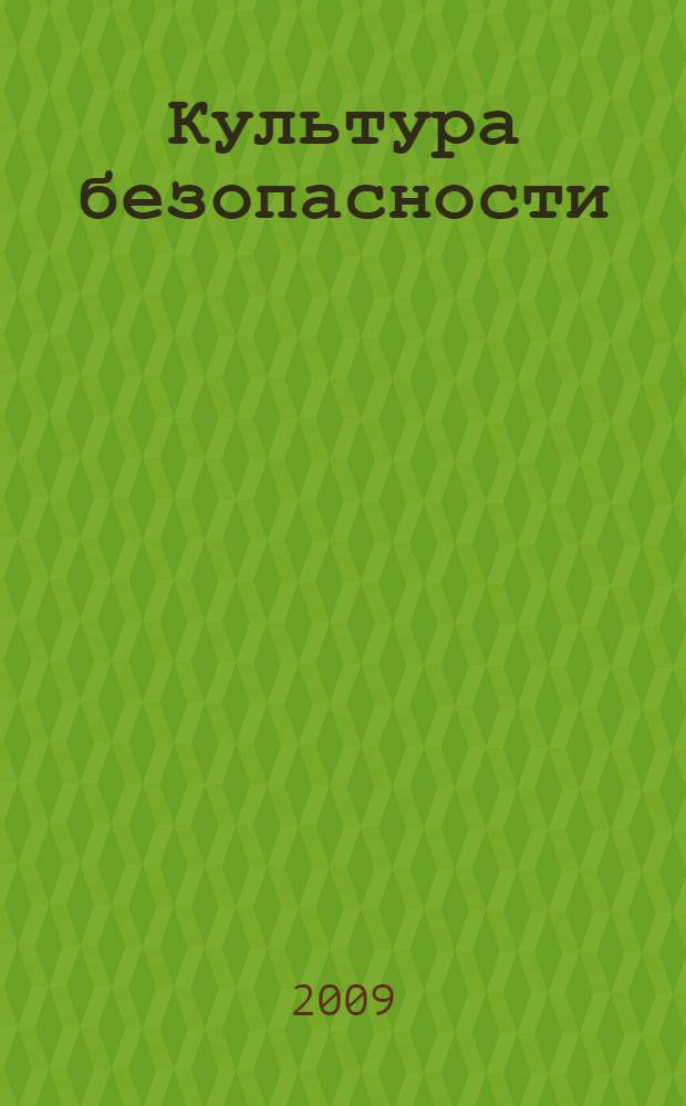 Культура безопасности : автореф. дис. на соиск. учен. степ. канд. филос. наук : специальность 09.00.13 <Религиоведение, филос. антропология, философия культуры>