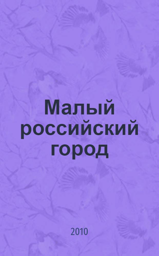 Малый российский город: коммуникативное пространство, ресурсы и перспективы развития