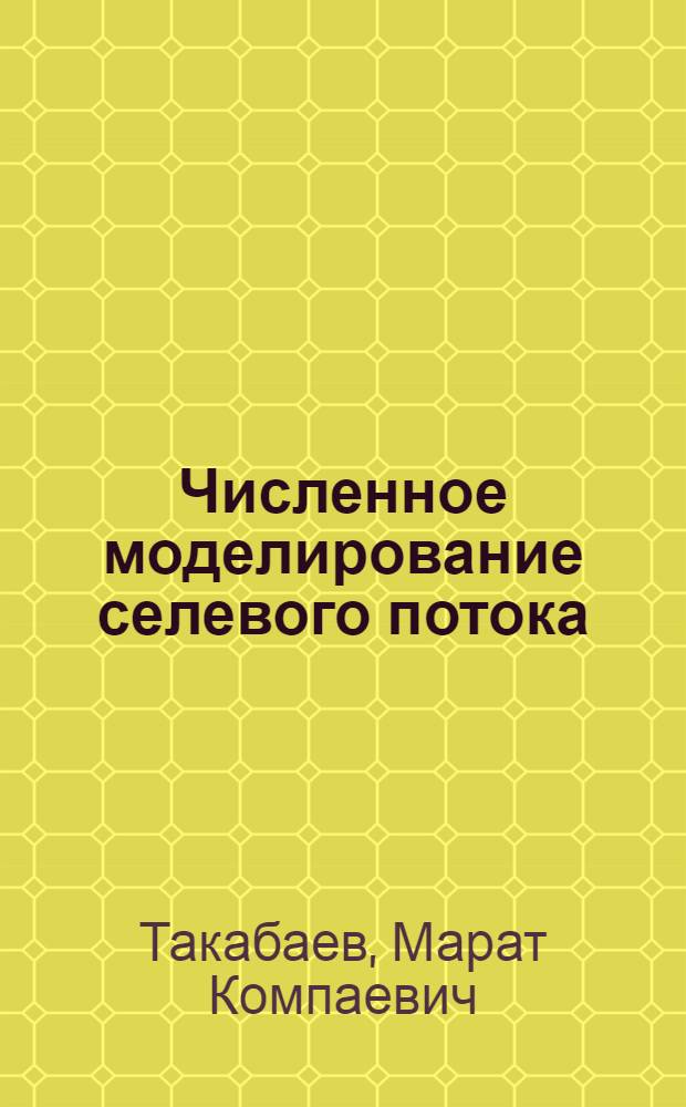 Численное моделирование селевого потока : Автореф. дис. на соиск. учен. степ. д.ф.-м.н. : Спец. 01.02.05