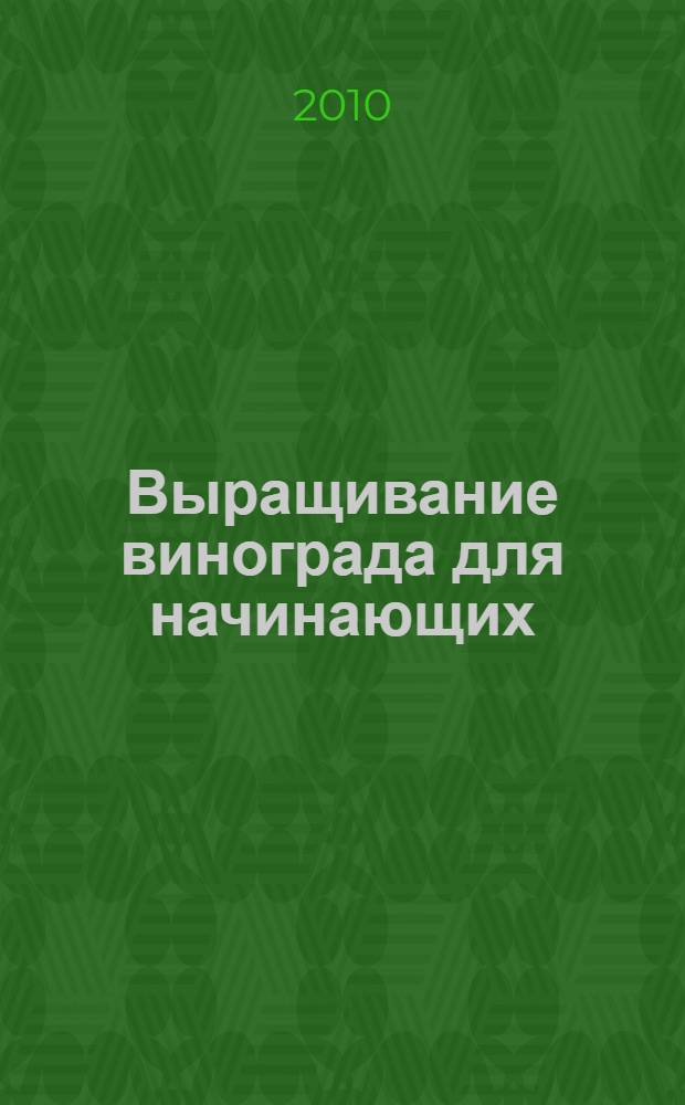 Выращивание винограда для начинающих